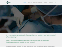 Tablet Screenshot of coreagenda.com